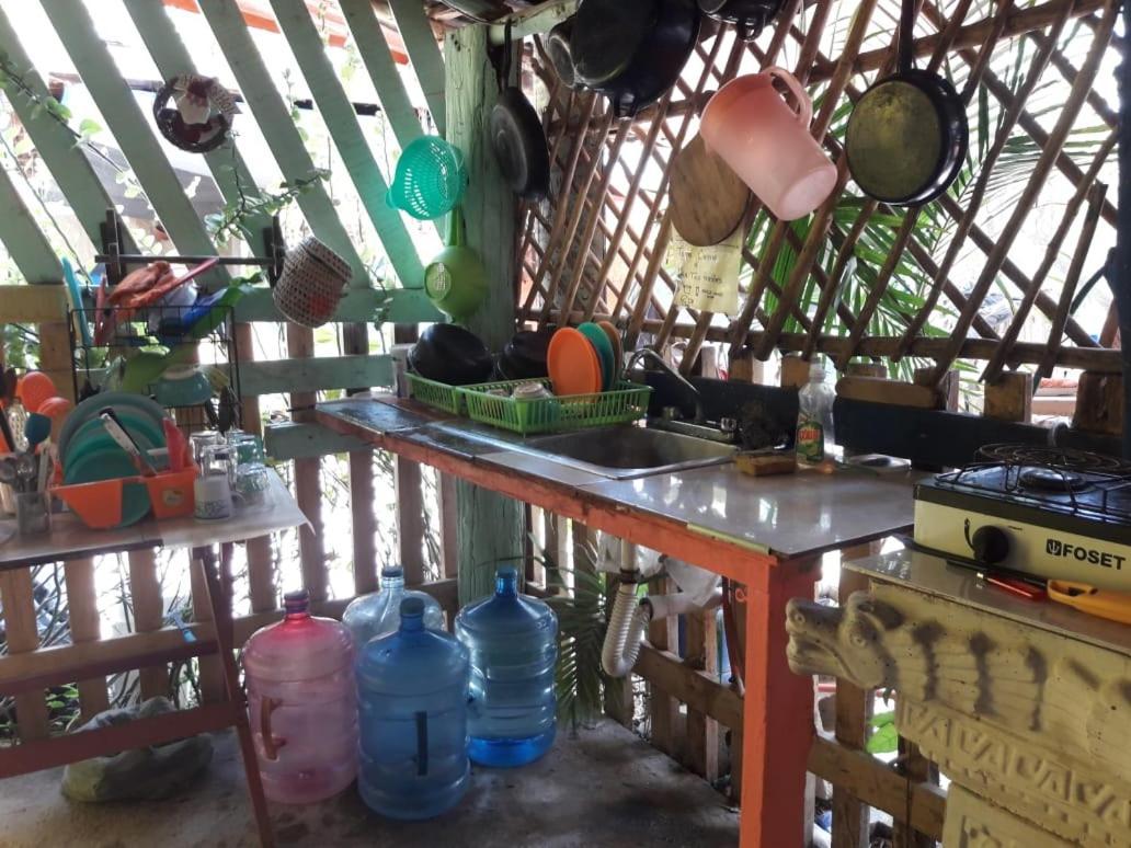 Hostal Y Camping Las G Bacalar Exteriör bild
