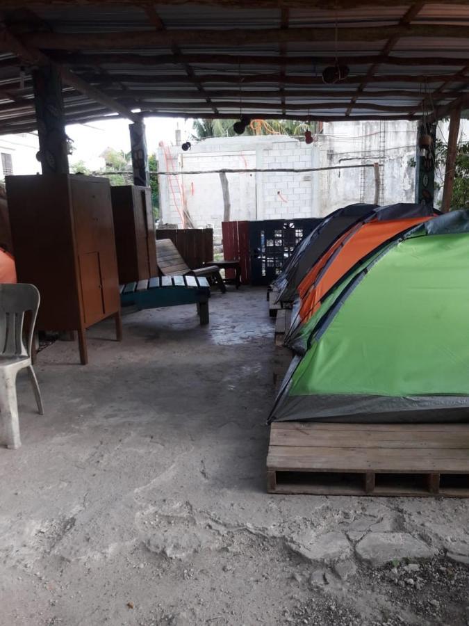 Hostal Y Camping Las G Bacalar Exteriör bild