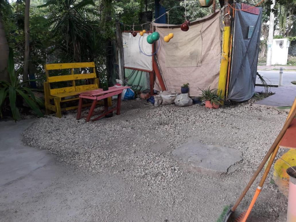 Hostal Y Camping Las G Bacalar Exteriör bild
