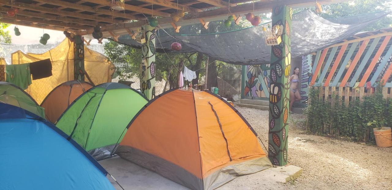 Hostal Y Camping Las G Bacalar Exteriör bild